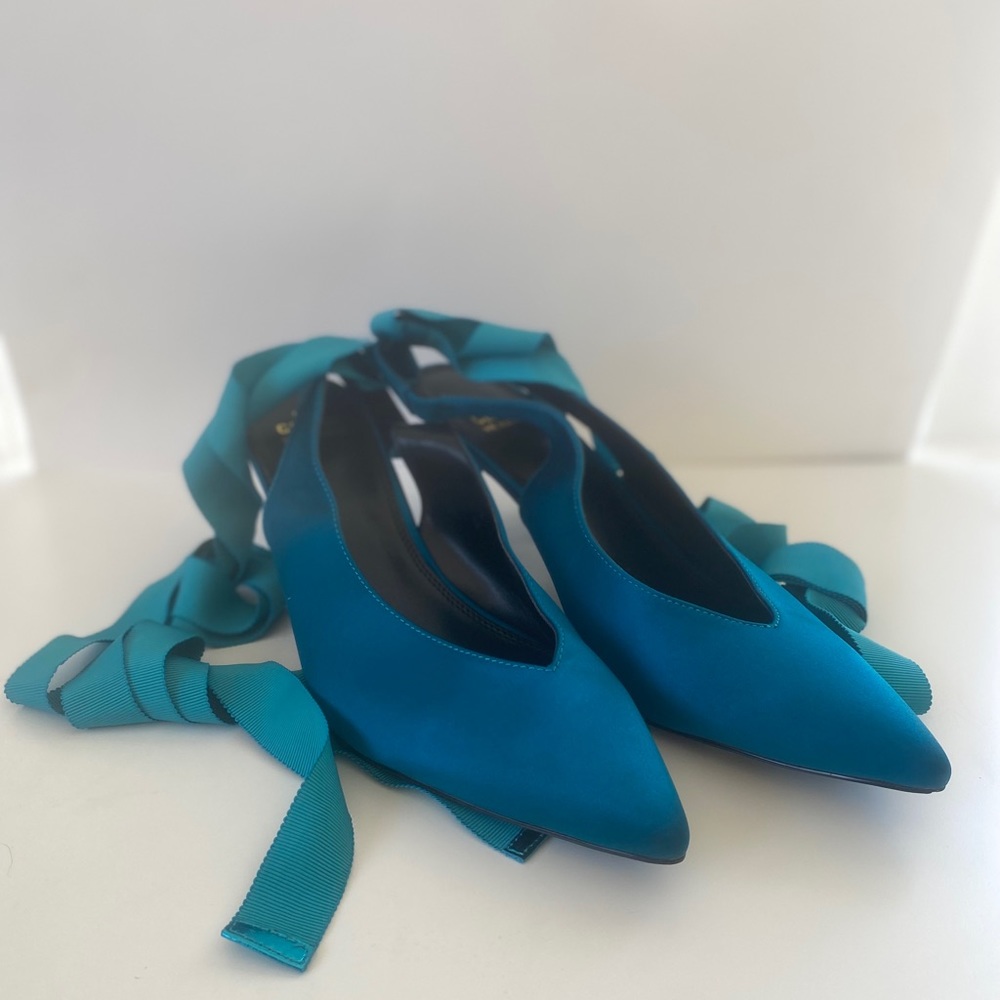 Kat Maconie blue “lita” heels